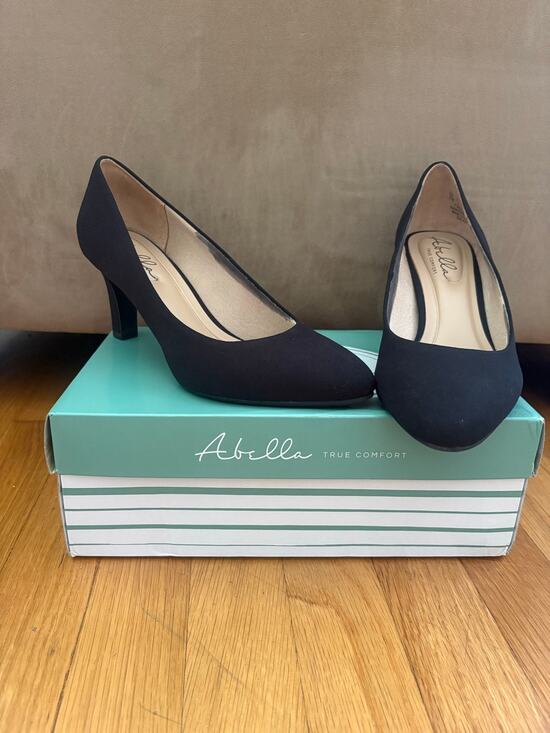 Abella Shoes - Abella true comfort black heels galaxy